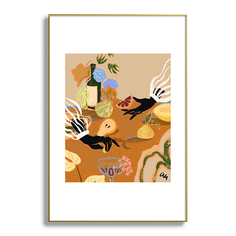 A Handful of Love Framed Art Print