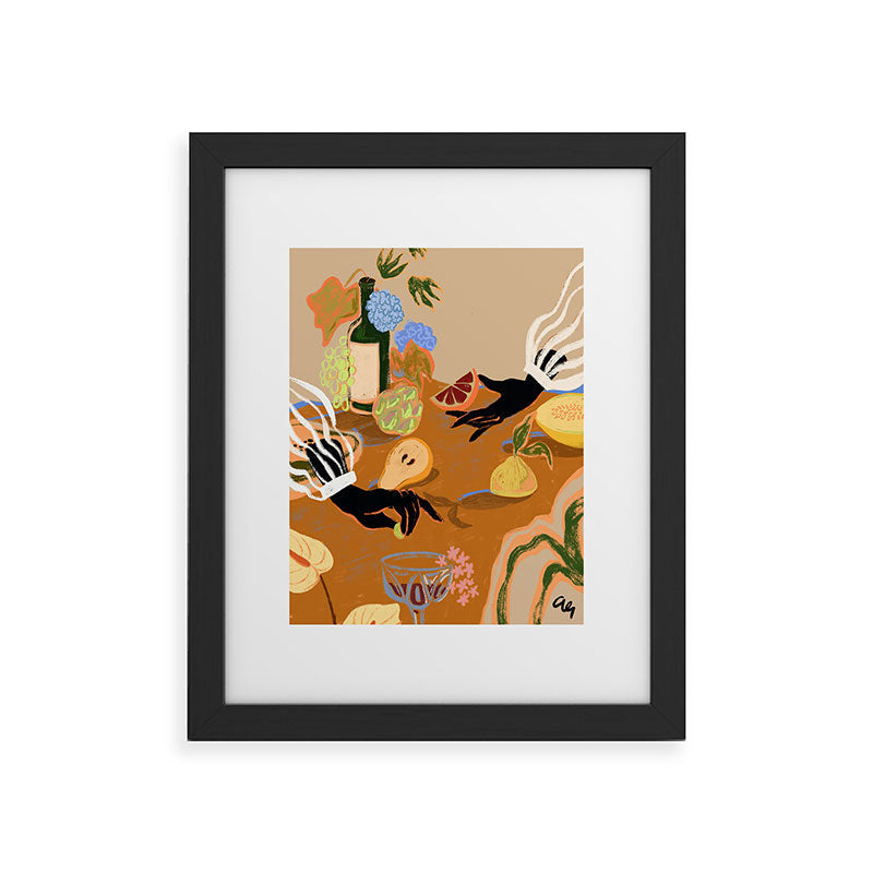 A Handful of Love Framed Art Print