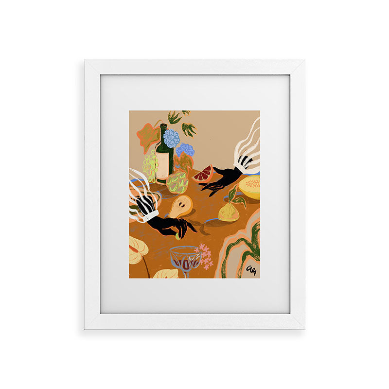 A Handful of Love Framed Art Print