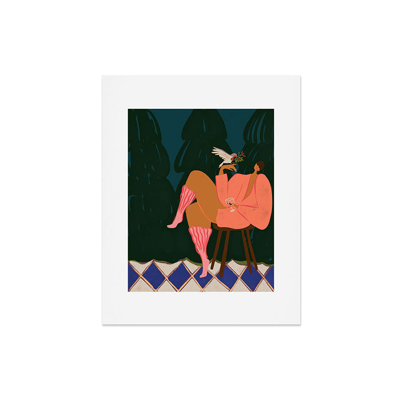 A Lil Birdy Told Me Art Print