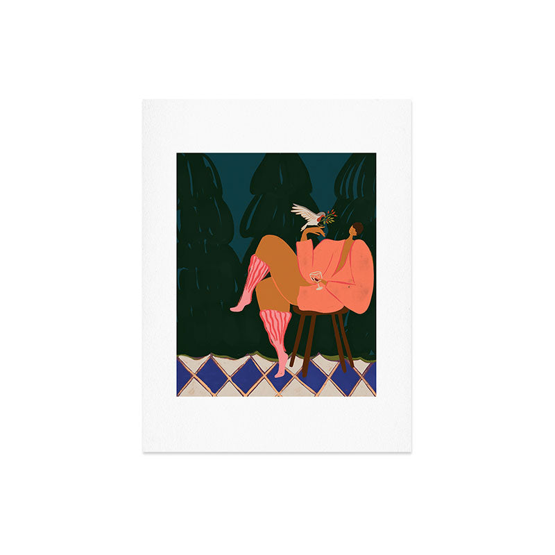 A Lil Birdy Told Me Art Print