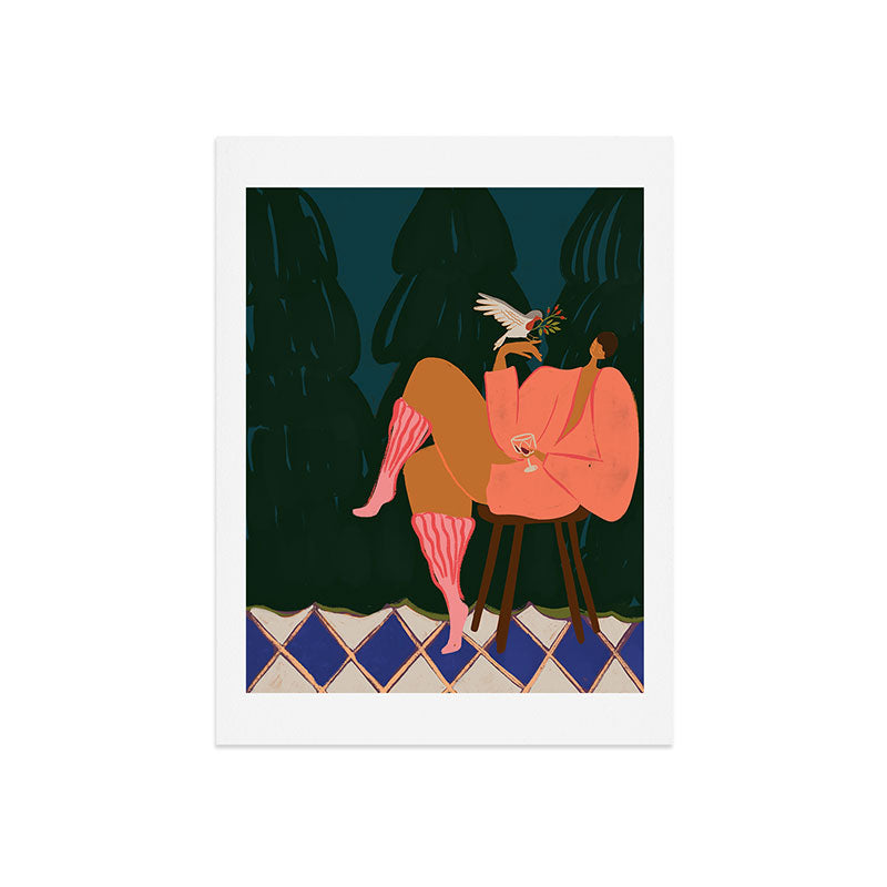 A Lil Birdy Told Me Art Print