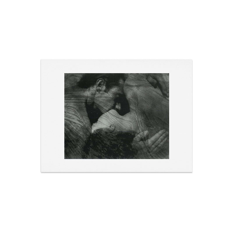 1912, The Kiss, Lovers black and white photography by Anne Brigmann Art Print