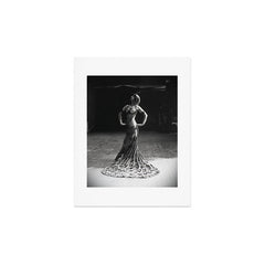 1920 Spanish Flamenco dancer vintage starlet Ruth St Denis black and white photograph  Art Print