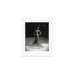 1920 Spanish Flamenco dancer vintage starlet Ruth St Denis black and white photograph  Art Print