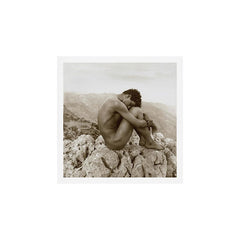 Caino' Male Nude black and white photograph / black and white photography by Wilhem von Gloeden Art Print
