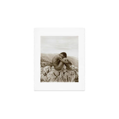 Caino' Male Nude black and white photograph / black and white photography by Wilhem von Gloeden Art Print