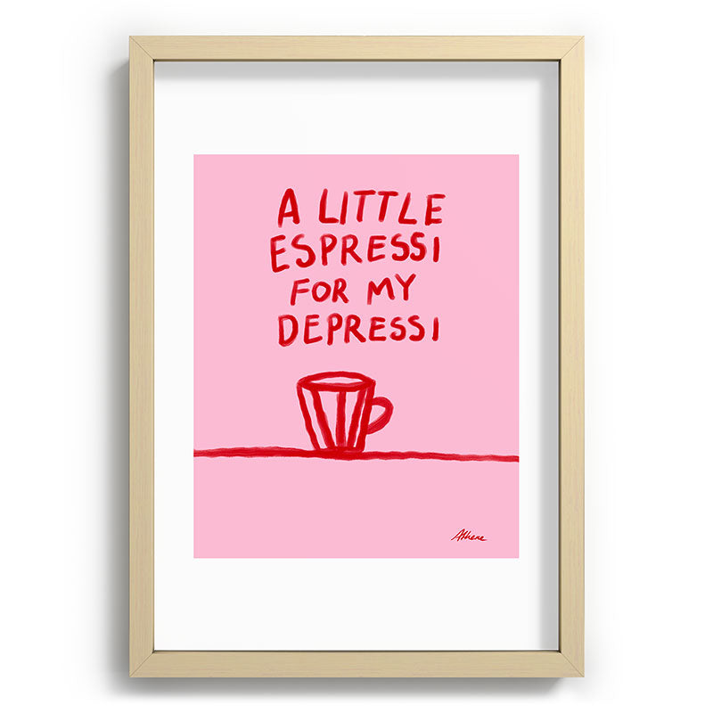 A Little Espressi  Framed Art Print
