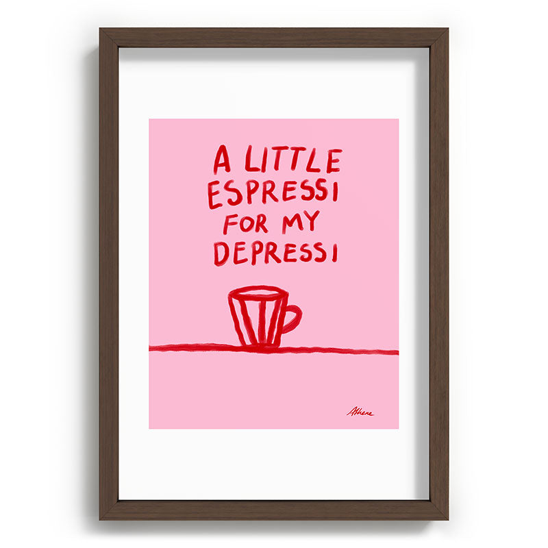 A Little Espressi  Framed Art Print