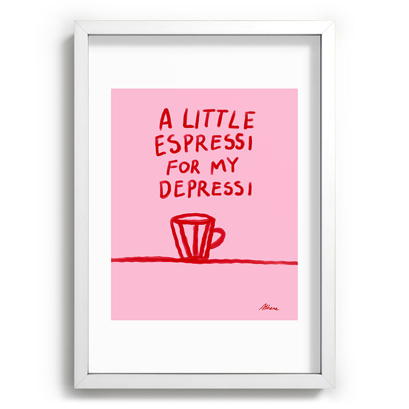 A Little Espressi  Framed Art Print