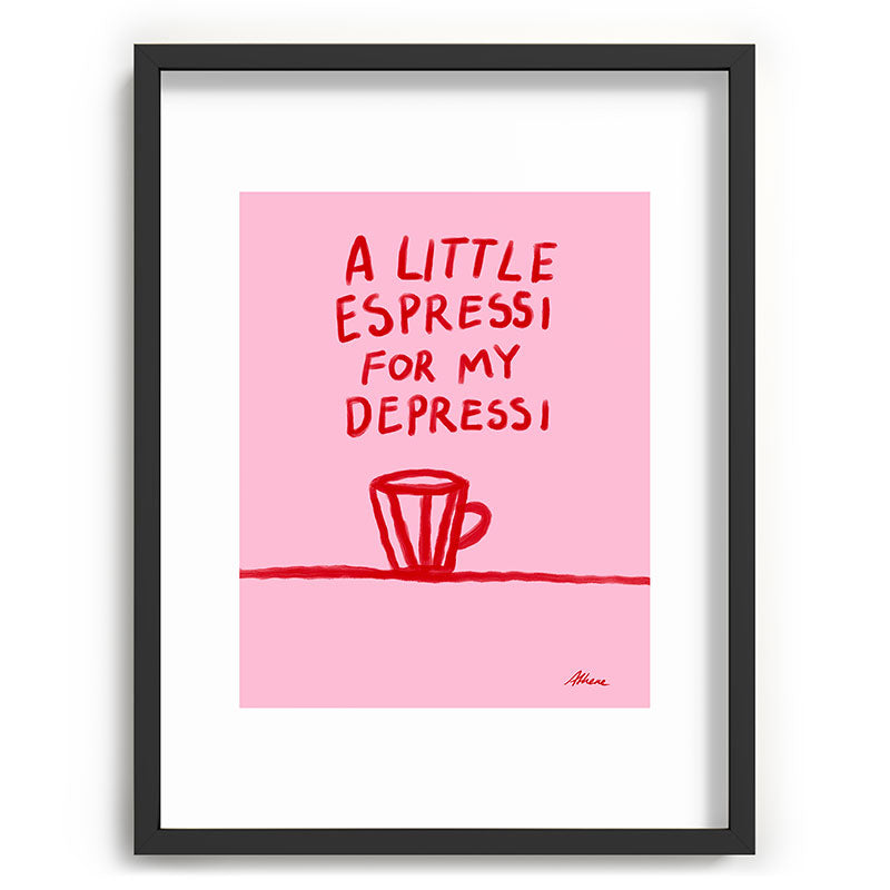 A Little Espressi  Framed Art Print