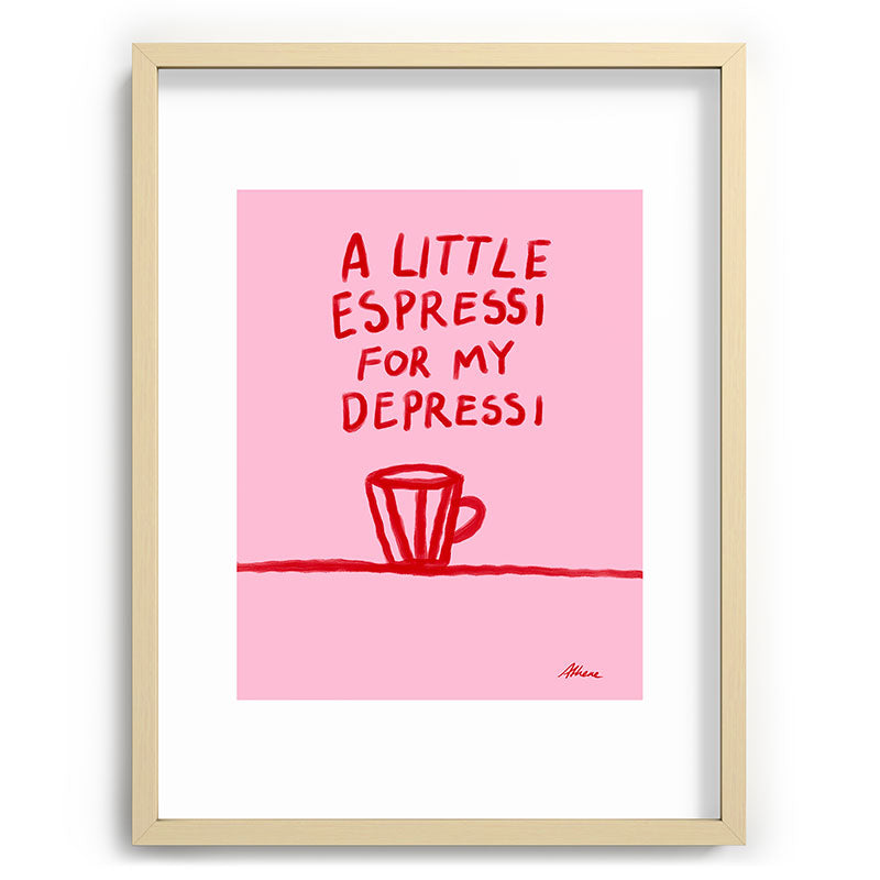 A Little Espressi  Framed Art Print