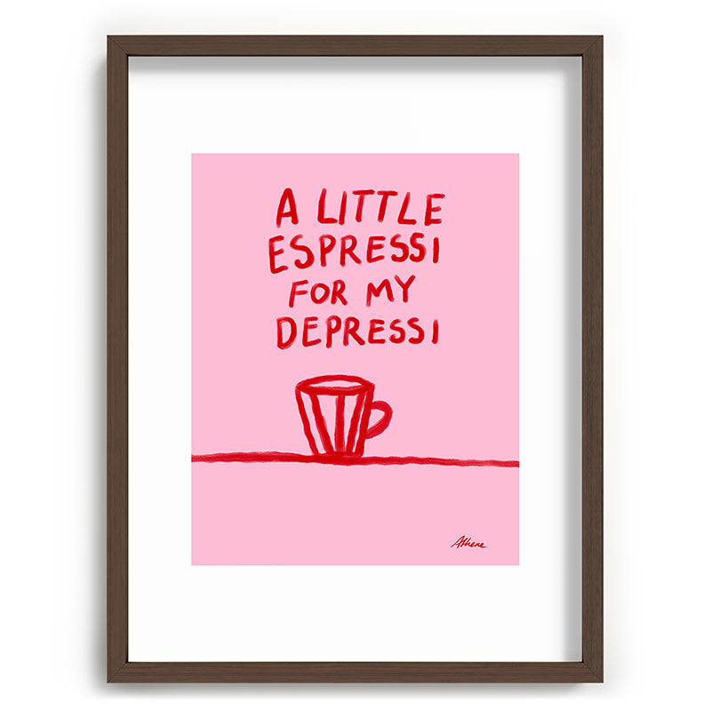 A Little Espressi  Framed Art Print