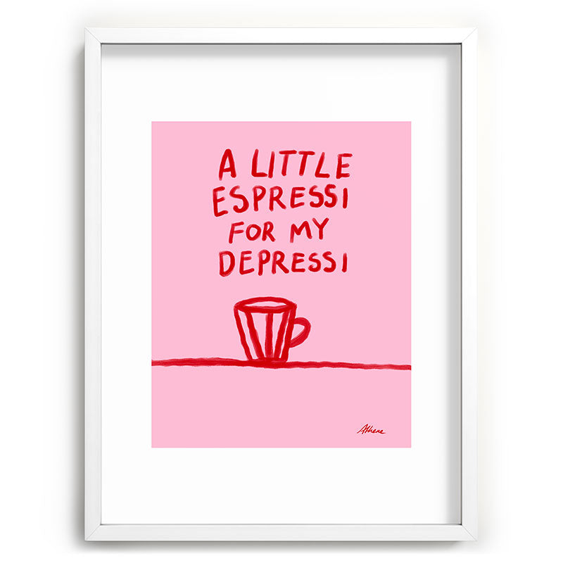 A Little Espressi  Framed Art Print