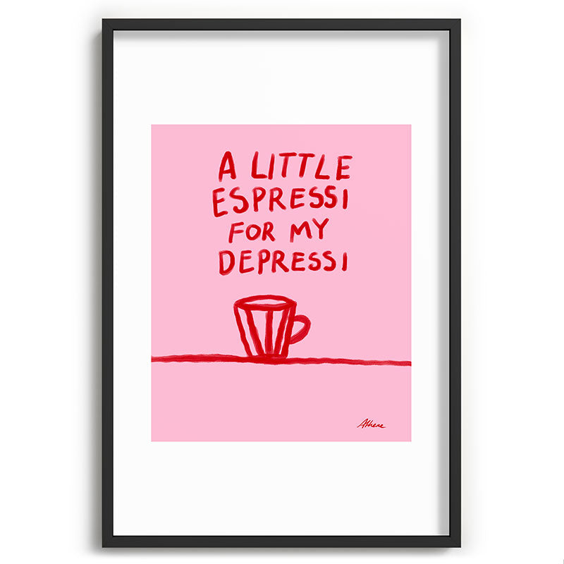 A Little Espressi  Framed Art Print