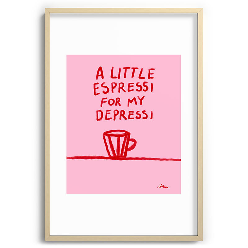 A Little Espressi  Framed Art Print