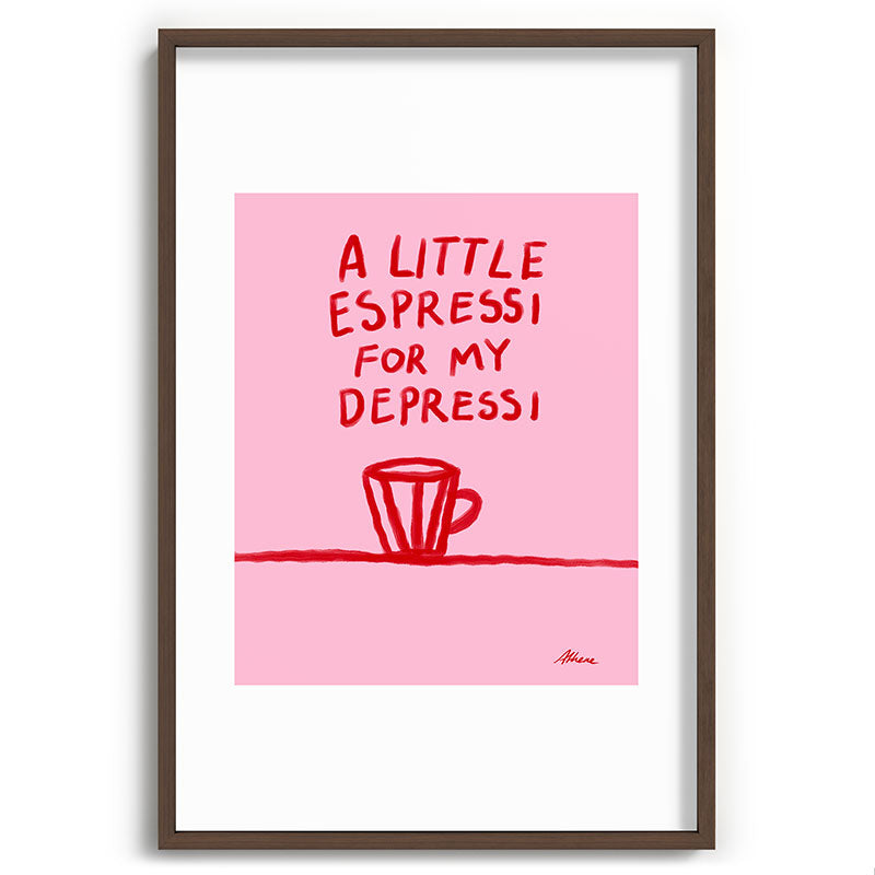 A Little Espressi  Framed Art Print