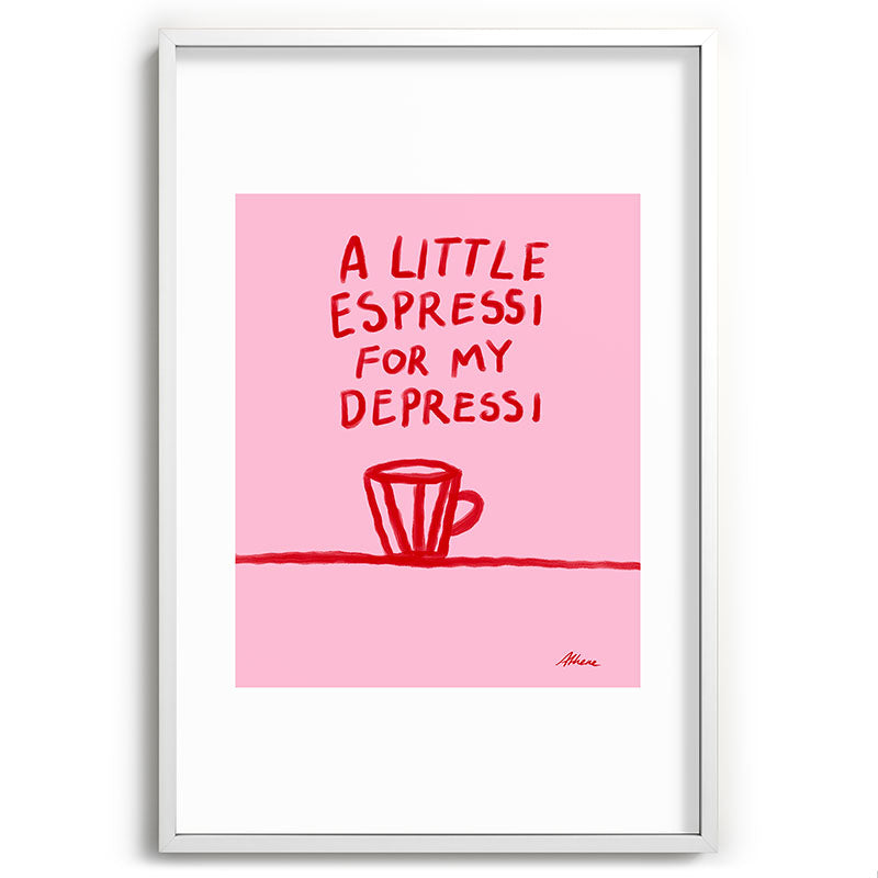 A Little Espressi  Framed Art Print