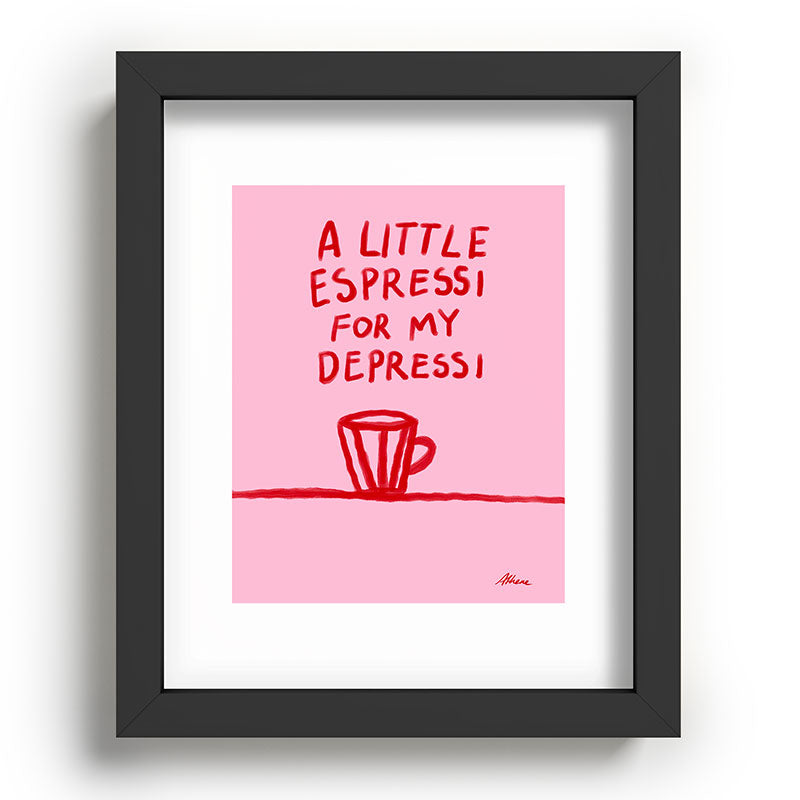 A Little Espressi  Framed Art Print