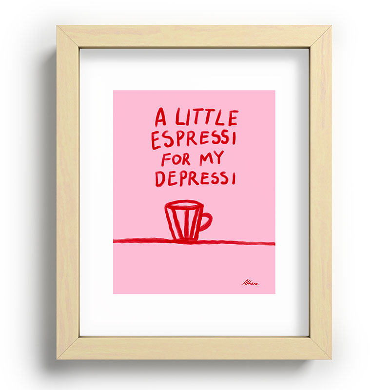 A Little Espressi  Framed Art Print