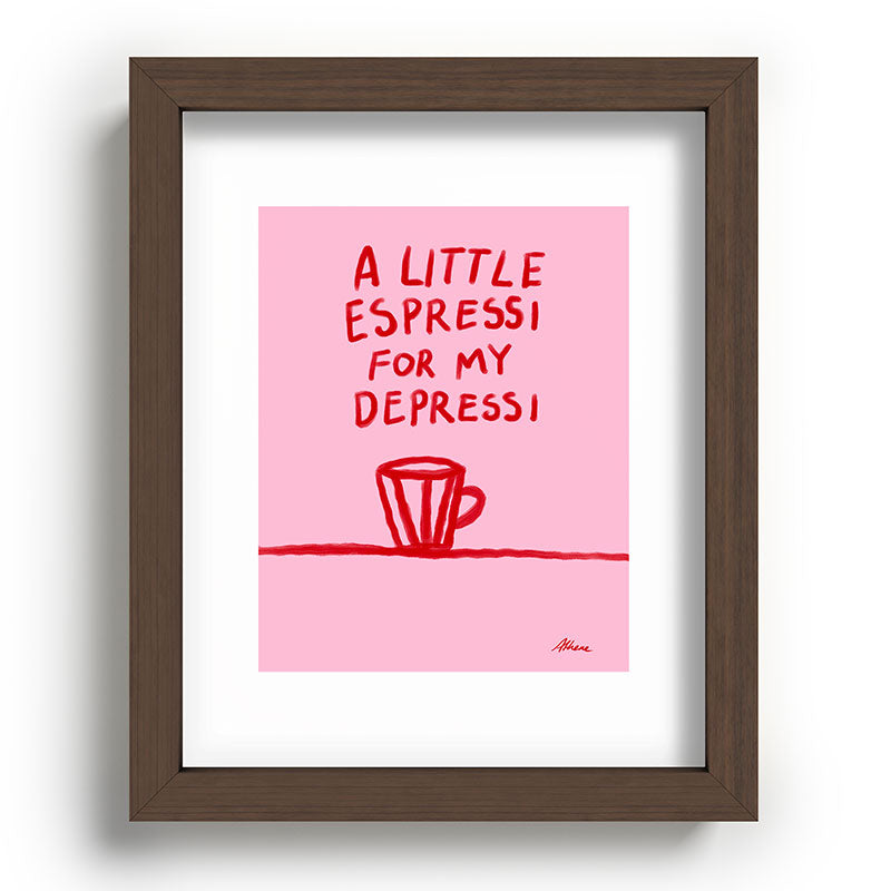 A Little Espressi  Framed Art Print