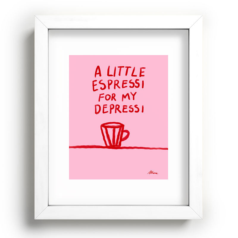 A Little Espressi  Framed Art Print