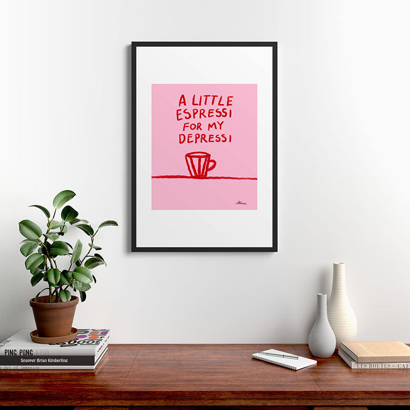 A Little Espressi  Framed Art Print