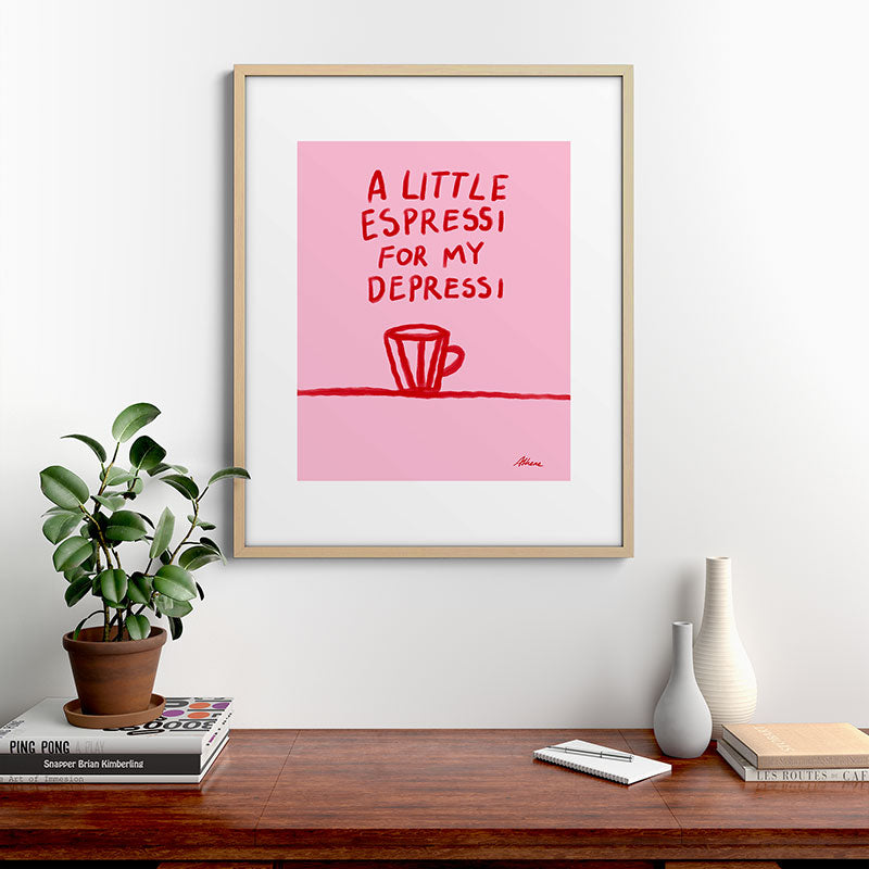 A Little Espressi  Framed Art Print