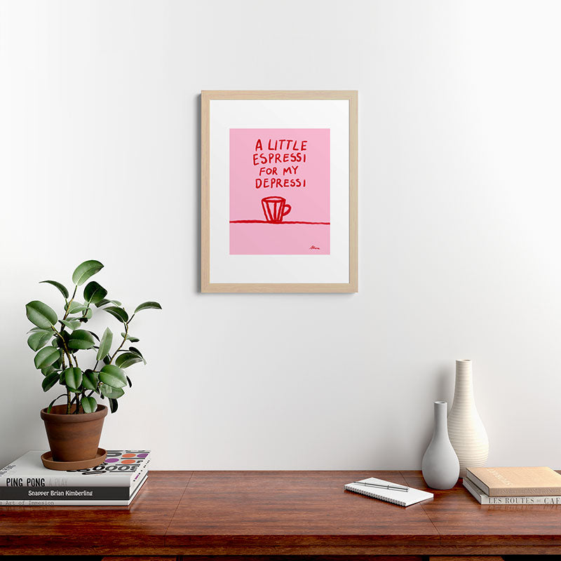 A Little Espressi  Framed Art Print