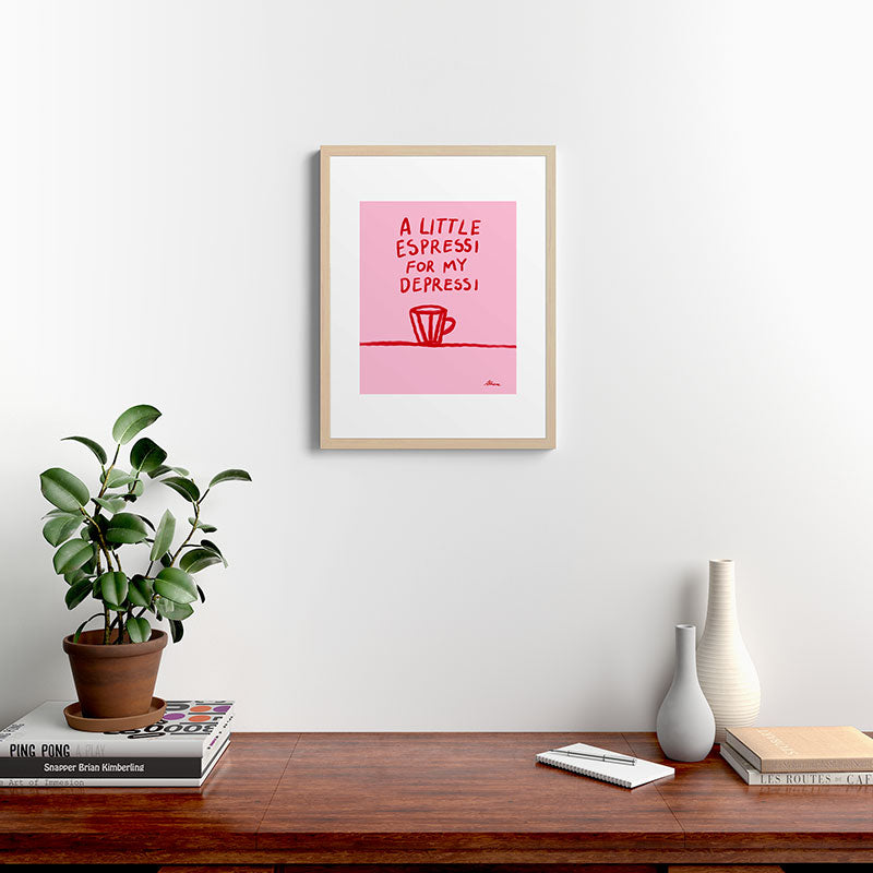 A Little Espressi  Framed Art Print