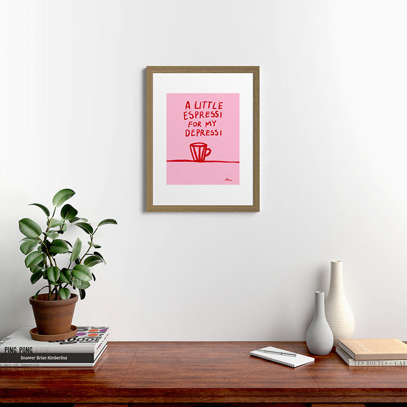 A Little Espressi  Framed Art Print
