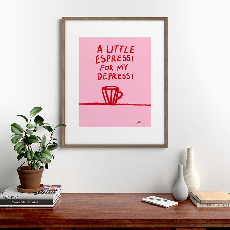 A Little Espressi  Framed Art Print
