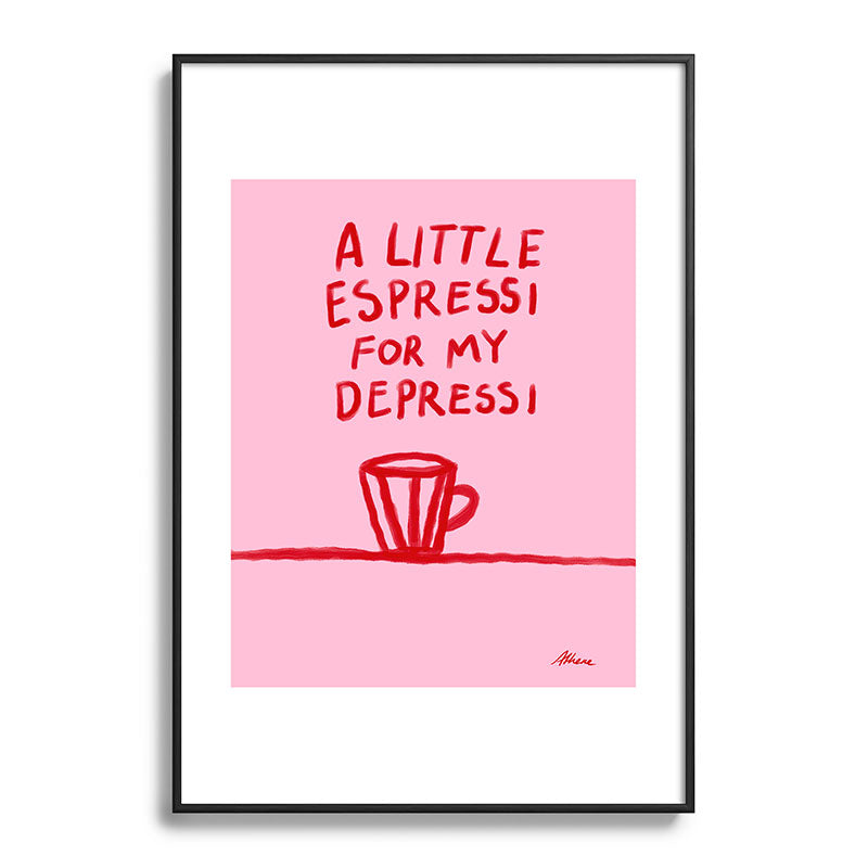 A Little Espressi  Framed Art Print