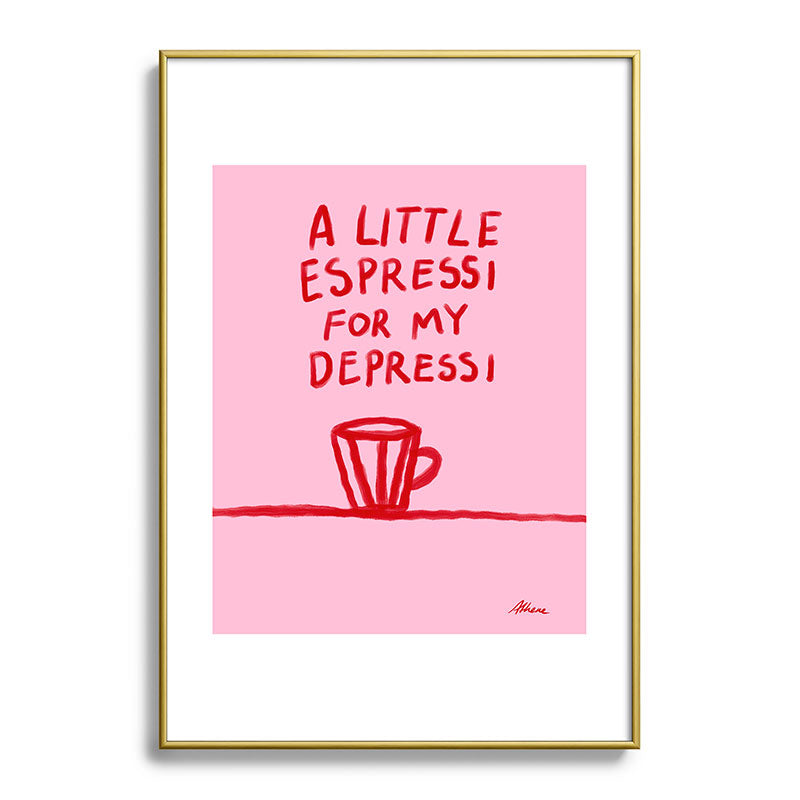 A Little Espressi  Framed Art Print