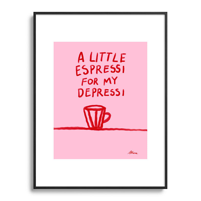 A Little Espressi  Framed Art Print