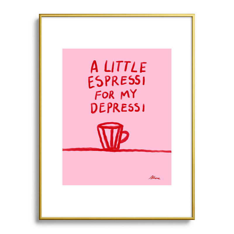 A Little Espressi  Framed Art Print