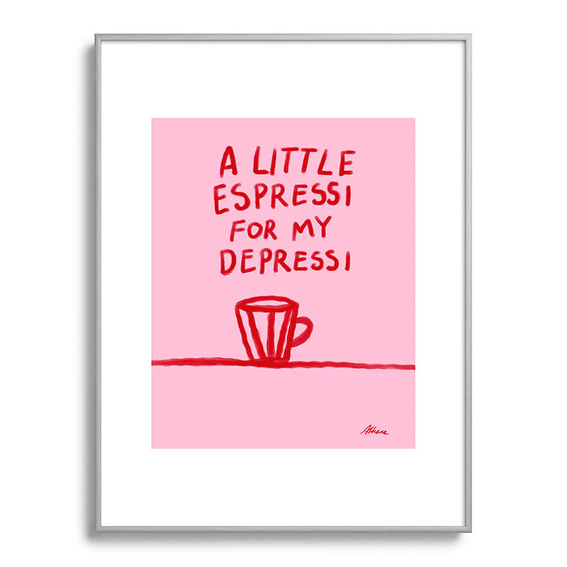 A Little Espressi  Framed Art Print