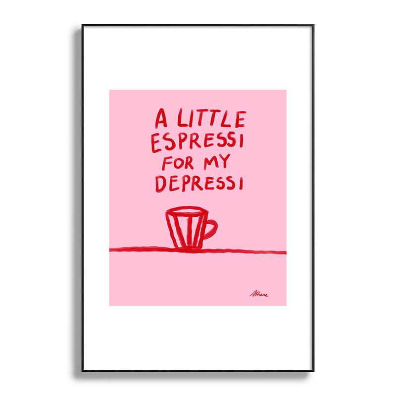 A Little Espressi  Framed Art Print
