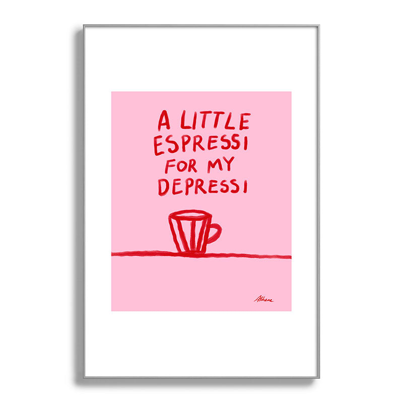 A Little Espressi  Framed Art Print