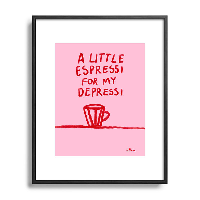 A Little Espressi  Framed Art Print