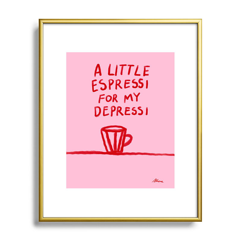 A Little Espressi  Framed Art Print