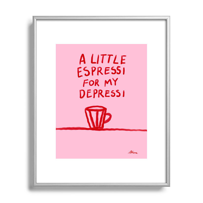 A Little Espressi  Framed Art Print