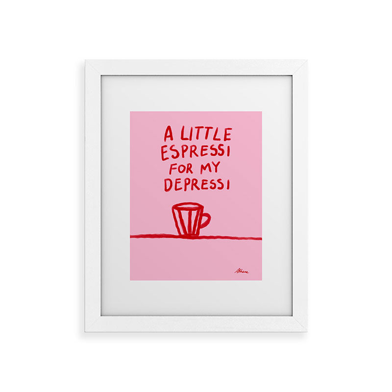 A Little Espressi  Framed Art Print
