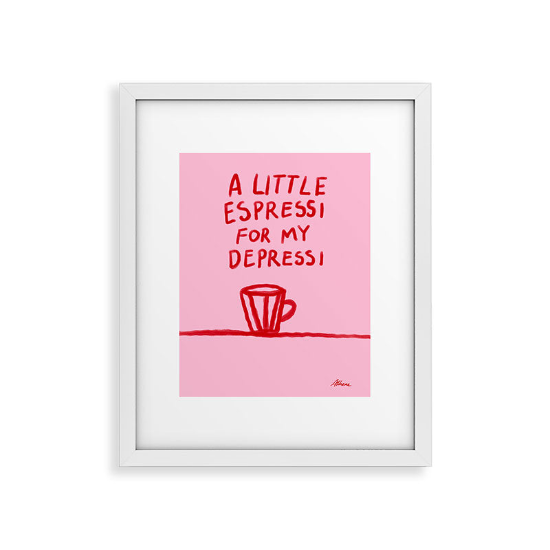 A Little Espressi  Framed Art Print
