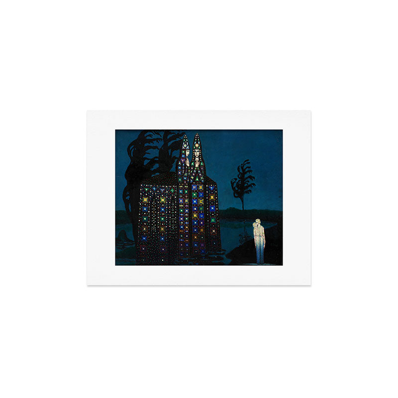 Confirmation of Love,' Magical Realism Portrait Painting by Boles����aw Biegas Art Print