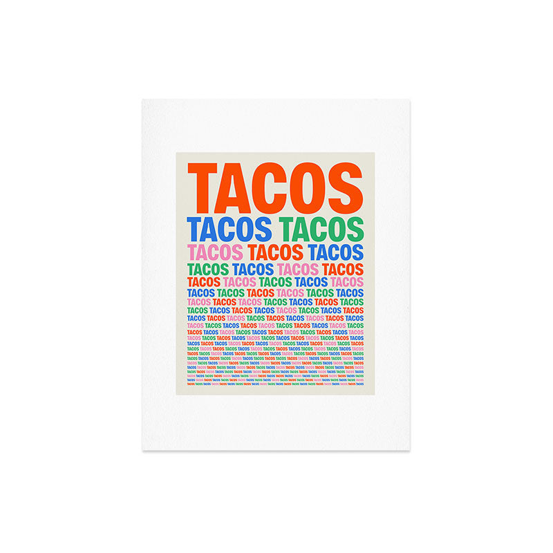253 Tacos Art Print