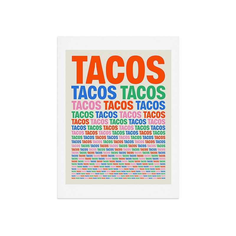 253 Tacos Art Print