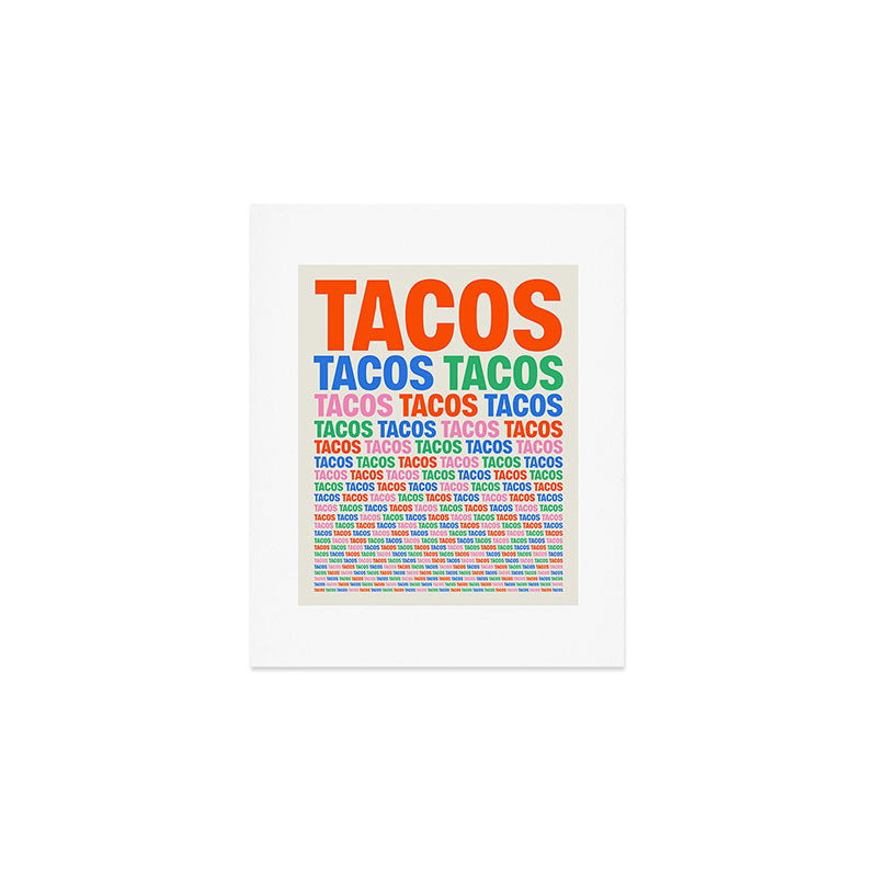 253 Tacos Art Print