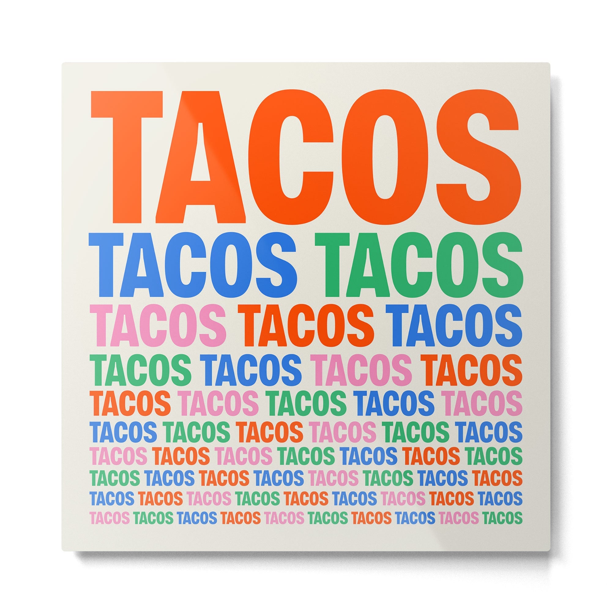 253 Tacos Metal Print