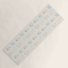 4 Pup Pals Doodle Yoga Mat